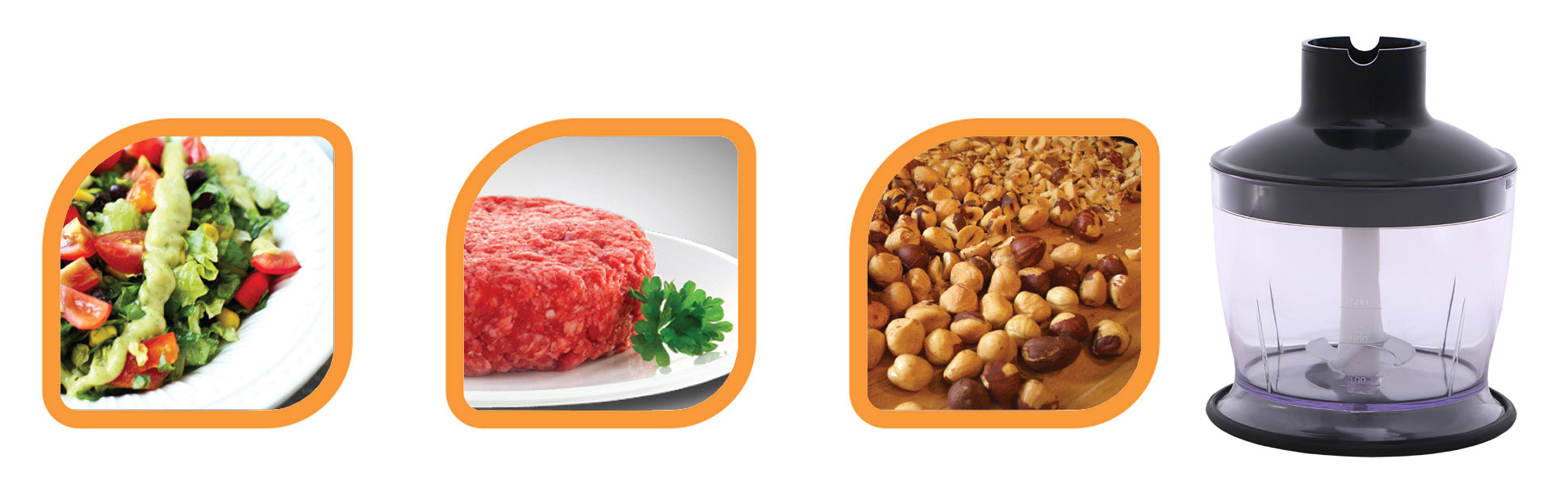 گوشت کوب چهار کاره ناسا الکتریک NS-902A