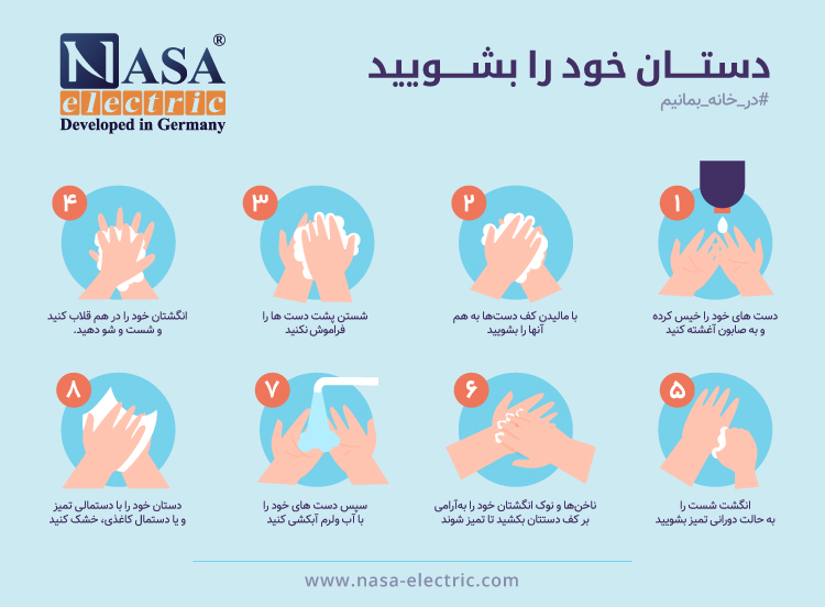 دستان خود را بشویید